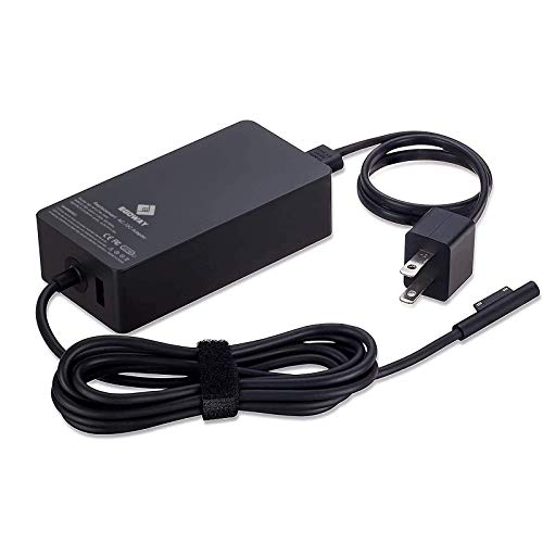 Surface Book 3 Surface Pro Charger, 127W 15V 8A AC Power Supply Adapter Compatible with Surface Pro X 7 6 5 4 3, Surface Book 3 2 1, Surface Laptop 4 3 2 1 and Surface Go with 6ft Power Cord