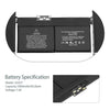 A1527 Mac Book Battery Replacement, A1534 A1705 Laptop Battery Compatible with Mac Book 12 Inch Retina Version Early 2015 2016 Mid 2017 EMC 2746 MF855LL/A MF865LL/A MLHA2LL/A MLHC2LL/A MNYG2LL/A
