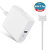 73W USB C Power Adapter Charger with T-Tip Connector Compatible with MacBook Pro Retina 11/12/ 13 inch After Late 2012 and MacBook Air 11-13 inch After Mid 2012