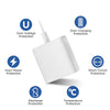 73W USB C Power Adapter Charger with T-Tip Connector Compatible with MacBook Pro Retina 11/12/ 13 inch After Late 2012 and MacBook Air 11-13 inch After Mid 2012