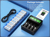 CR123 3.7V 2960mWh High-Capacity Rechargeable Batteries for Arlo Cameras 8-Pack