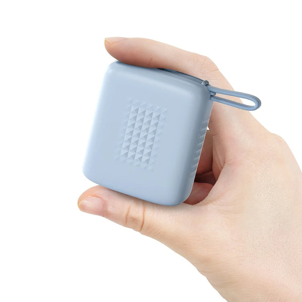 Portable Power Bank with cable, Mini Battery Pack Charger 22.5W 1000mAh
