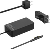Surface Pro Charger 65W, Compatible with Microsoft Surface Pro 12, 11, 10, 9, 8, 7+, 7, 6, 5, 4, 3, X, Power Adapter for Windows Surface Laptop 7/6/5/4/3/2/1, Go Tablet, Book 3/2/1, Support 44W, 36W, LED, 6FT With Mini Wall Plug