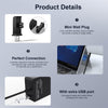 Surface Pro Charger 65W, Compatible with Microsoft Surface Pro 12, 11, 10, 9, 8, 7+, 7, 6, 5, 4, 3, X, Power Adapter for Windows Surface Laptop 7/6/5/4/3/2/1, Go Tablet, Book 3/2/1, Support 44W, 36W, LED, 6FT With Mini Wall Plug