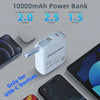 Portable Power Bank with cable, Mini Battery Pack Charger 22.5W 1000mAh