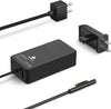 Surface Pro Charger 65W, Surface Laptop Charger for Microsoft Surface Pro 9/8/7+/7/6/5/4/3 Surface Laptop 5/4/3/2/1/Studio, Surface Book 2/1, Surface Go 3/2/1 Support 44W, 36W,6FT Power Cord