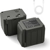 7000mAh Rechargeable Battery for Defend Cellular Security Camera, Lithium-Ion Battery Pack with Type C Cable, Long-Lasting Power, 5V/3A Input, 2PCS