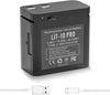 10500mAh Rechargeable LIT-10 Battery Compatible with Cellular Trail Cameras Link-Micro, Cell-Link, LM2, Link-Micro-S-LTE, 3.85V, for Hunting, with Type-C Charging Cable