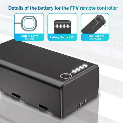 WB37 Replacement Battery for DJI RC Plus, CrystalSky, Cendence Remote Controller, High-Bright Monitor, Video Transmitter/Receiver, D-RTK 2 Mobile Station, 4920mAh Li-Po Battery Pack