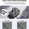 2400mAh NP-FZ100 Battery 2-Pack USB-C Fast Charging Compatible with Sony A7iii, A7iv, A7C, A6600, A6700, FX3, FX30, ZV-E1, A9, Alpha 9, Alpha 9S, A9S, A7RIII, A7RIV, A7RV, A7Siii Cameras