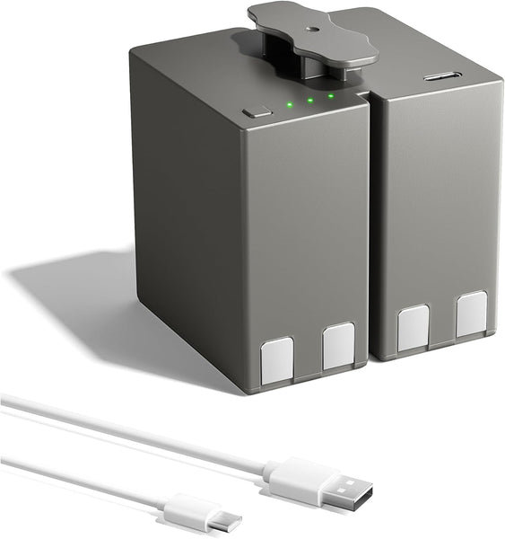 6500mAh Capacity Rechargeable Lithium Battery Pack for Stealth Cam 360, Revolver, Pro & Pro 2.0 Cellular Trail Cameras, Includes USB Cable