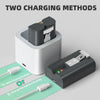 2-Pack Ring Batteries Replacement with Charger Station, Compatible with Ring Battery Doorbells Cameras - Doorbell 2/3/4 Stick Up Cam Spotlight Cam and Peephole Cam