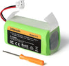 Replacement RVBAT850 Battery (3200mAh, 2-Prong Connector) Compatible with Shark Ion R75, R85, RV761, RV850C, RV1000S, RV700_N, RV720_N, UR1000SR