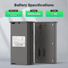 Hunting Camera Rechargeable Battery Pack 6000mAh Compatible with Reveal X, XB, SK, X Pro, Pro 3.0, X Gen 2.0, X Gen 3.0 (4pcs)