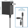 Switch Charger with 4.9FT Charging Cable, AC Adapter Compatible with OLED, Lite, Supports TV Mode, 15V/2.6A Power Supply for Fast Charging