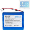 Replacement Battery 300-10186 for ADT Command Smart Security Panel ADT5AIO-1 ADT5AIO-2 ADT5AIO-3 ADT7AIO-1 Honeywell ADT 2X16 AIO Home Security Panel ADT2X16AIO-1 ADT2X16AIO-2, 9000mAh, 3.7V