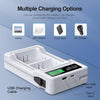 2-Packs Batteries Compatible with Arlo Pro 5S 2K, Pro 4, 3, Arlo Ultra 2, Ultra Cameras VMA5400 VMC4040P VMC4060P A-4a, with LCD Dual Charger (3.85V 4800mAh) (Arlo A4)