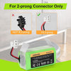 Replacement RVBAT850 Battery (3200mAh, 2-Prong Connector) Compatible with Shark Ion R75, R85, RV761, RV850C, RV1000S, RV700_N, RV720_N, UR1000SR