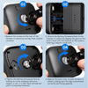 2-Packs Battery Extension Pack for Blink Outdoor 4 & Outdoor 2K+, 8 PCS Batteries 6000mAh, 2X Extended Runtime, Waterproof Silicone Cover