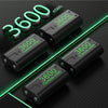 Rechargeable Battery Pack for Xbox One Controller Charger with Upgraded Version 4x3600mWh Batteries, Compatible with Xbox Series X/S, Xbox One S/X/Elite, Witch Fast Charging Station, Type-C Cable
