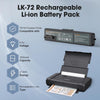 LK-72 Replacement Battery Pack for Canon PIXMA TR150 Printer, 10.8V 3500mAh Rechargeable Battery, High-Capacity Portable Power for Efficient Printing（Battery Only）