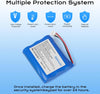 Replacement Battery 300-10186 for ADT Command Smart Security Panel ADT5AIO-1 ADT5AIO-2 ADT5AIO-3 ADT7AIO-1 Honeywell ADT 2X16 AIO Home Security Panel ADT2X16AIO-1 ADT2X16AIO-2, 9000mAh, 3.7V