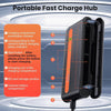 2 Packs 360 X3 Batteries with Charging Compartment, for Insta360 One X3 Battery Charger Box Fast Charge Hub Dual Battery Accessories Charging Station