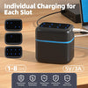 Rechargeable AA Battery, adapte to Blink Outdoor Camera, Come with Fast Charger & 8 Packs Rechargeable AA Li-ion Batteries, 1.5V 3000mWh, 2000+ Cycles (Charger + 8 Pack)