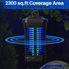Bug Zapper Indoor Outdoor, 4300V 18W Electric Mosquito Killer, Mosquito Trap Fly Zapper Insect Killer with Light Sensor for Home, Garden, Backyard, Patio, Camping, 2300 Sq. Ft Coverage