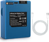 Security Rechargeable Battery for S330 Video Smart Lock 3-in-1 and Smart Drop, 10500mAh Batteries Compatible with eufy Battery Replacement, Intelligent Indicator Lights, Type-C Charging (blue)