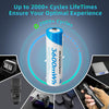 1.5V Rechargeable AA Battery, 3600 mAh, Lithium Battery 2 Pack