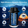 Bug Zapper Outdoor Indoor, Mosquito Zapper, Fly Trap, Waterproof Insect Killer, 3800V Electric Fly Zapper for Home, Patio, Camping, Kitchen, Black, KN-06
