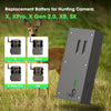 Hunting Camera Rechargeable Battery Pack 6000mAh Compatible with Reveal X, XB, SK, X Pro, Pro 3.0, X Gen 2.0, X Gen 3.0 (4pcs)