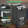 2-Pack 7000mAh LIT-22 Rechargeable Battery Pack for SPYPOINT Hunting Trail Cameras, Compatible with Flex Series, with Type-C Cable