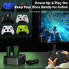 Rechargeable Battery Pack for Xbox One Controller Charger with Upgraded Version 4x3600mWh Batteries, Compatible with Xbox Series X/S, Xbox One S/X/Elite, Witch Fast Charging Station, Type-C Cable