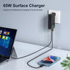 Surface Pro Charger 65W, Surface Laptop Charger for Microsoft Surface Pro 9/8/7+/7/6/5/4/3 Surface Laptop 5/4/3/2/1/Studio, Surface Book 2/1, Surface Go 3/2/1 Support 44W, 36W,6FT Power Cord