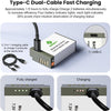 Egoway 2-Pack LP-E17 Battery 1100mAh USB-C Fast Charging R50 Battery for Canon EOS R100 R10 R50 RP R8, Rebel T8i T7i T6i T6s SL2 SL3 EOS M3, M5, M6, EOS 200D 77D 750D 760D 800D 8000D