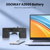 E EGOWAY A2681 A2669 Laptop Battery Replacement for 13 Inch A2681 MacBook Air 14,2 (Late2023), EMC 4074, 4600 mAh Capacity
