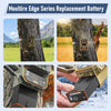 2 Packs Rechargeable Battery for Moultrie Edge Series Trail Cameras, 5000mAh 54Wh Replacement Battery Pack Compatible with All Edge Series Trail Cameras