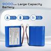 Replacement Battery 300-10186 for ADT Command Smart Security Panel ADT5AIO-1 ADT5AIO-2 ADT5AIO-3 ADT7AIO-1 Honeywell ADT 2X16 AIO Home Security Panel ADT2X16AIO-1 ADT2X16AIO-2, 9000mAh, 3.7V