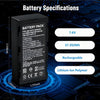 WB37 Replacement Battery for DJI RC Plus, CrystalSky, Cendence Remote Controller, High-Bright Monitor, Video Transmitter/Receiver, D-RTK 2 Mobile Station, 4920mAh Li-Po Battery Pack