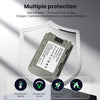 2400mAh NP-FZ100 Battery 2-Pack USB-C Fast Charging Compatible with Sony A7iii, A7iv, A7C, A6600, A6700, FX3, FX30, ZV-E1, A9, Alpha 9, Alpha 9S, A9S, A7RIII, A7RIV, A7RV, A7Siii Cameras