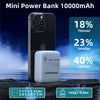 Portable Power Bank with cable, Mini Battery Pack Charger 22.5W 1000mAh