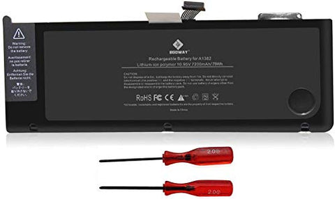 E EGOWAY Laptop Battery A1382 Compatible for MacBook Pro 15 inch Early/Late 2011 Mid 2012