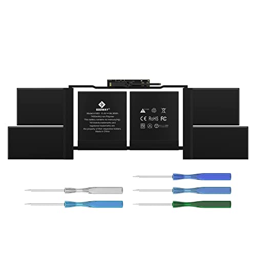 E EGOWAY A1990 A1953 Battery Replacement for MacBook Pro 15" Touch Bar EMC 3215 3359 Mid 2018 2019 MV902LL/A MV912LL/A MV922LL/A MV932LL/A MV942LL/A MV952LL/A MV962LL/A MV972LL/A MV902B/A MV912B/A