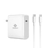 E EGOWAY 96W USB-C Power Adapter Charger Compatible with Mac Book Pro 16 15 13 inch 2019, Mac Book Air 13 inch 2020 and More USB C Devices, Included 6.6ft USB-C to USB-C Charging Cable