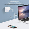 USB C Charger, E EGOWAY 61W 2-Port PD GaN Charger Fast Charging Adapter Compatible with iPhone 11 12, iPad, Galaxy S9 S8, USB C Laptops and More