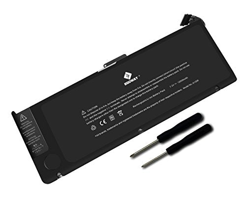 Egoway Laptop Battery for Apple A1309 A1297 (only for Early 2009, Mid 2009, Mid 2010 Version), MacBook Pro 17" Precision Aluminum Unibody + Two Free Screwdrivers [Li-Polymer 7.3V 13000mAh]