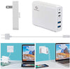 USB C Wall Charger, E EGOWAY 90W 4-Port Charger, with 60W & 18W USB C PD Power Delivery Adapter and Dual USB A Ports-12W