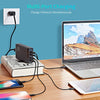 USB C Wall Charger, E EGOWAY 90W 4-Port Charger, 60W & 18W USB C PD Power Delivery Adapter and Dual USB A Ports-12W